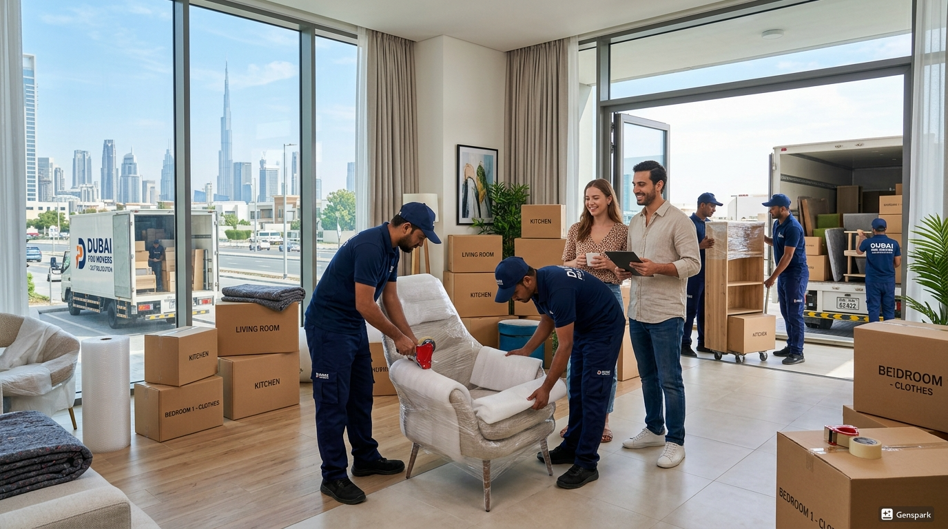 local moving and packing services in dubai by MZCOSHIPPING